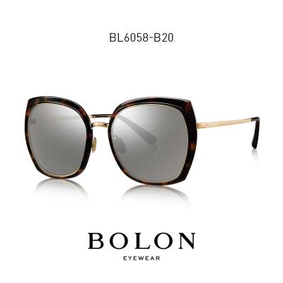 BOLON暴龙新款蝶形太阳镜女士潮流墨镜时尚个性眼镜BL6058