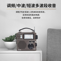 [加赠充电头+高清耳机]德生收音机GR-88P全波段新款便携式充电老年人家用台式插电半导体