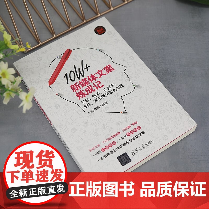 10W+新媒体文案炼成记 抖音 快手 视频号 B站 西瓜视频软文实战 文能载商 著 市场营销高清大图