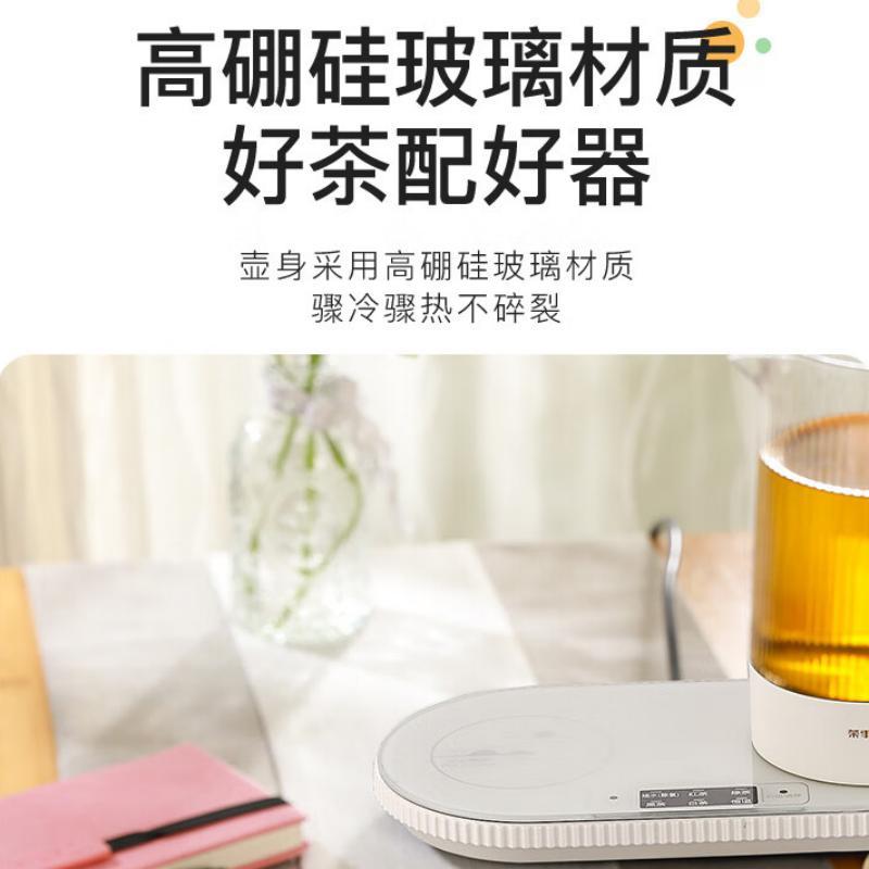 荣事达智能煮茶壶烹煮保温双壶设计RS-GL10T1家用烧水煮茶壶办公室花茶