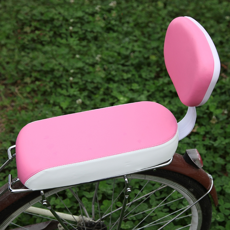 闪电客自行车后坐垫靠背电动车单车货架后座垫山地车载人带儿童超软