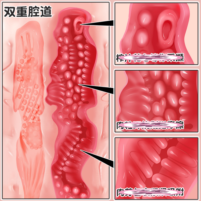 阴肛双通道阴臀倒模玩具便携飞机杯名器屁股臀真宿舍男用自慰器男人专用撸管炮架通道可射久爱成人性用品翡翠玉臀处女 非充气娃娃高清大图
