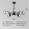 苏宁放心购 吊灯客厅灯餐厅灯现代/北欧/极简约LED大厅灯具饰风格网红个性创意魔豆分子别墅吊灯(可调吊杆