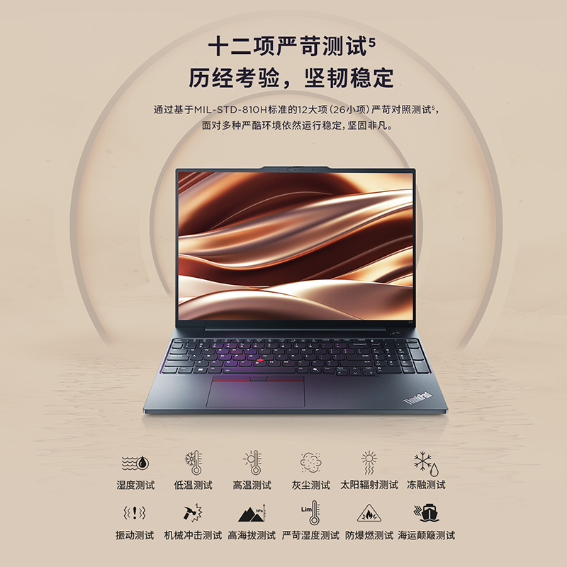 联想ThinkPad E16 酷睿Ultra7 155H 32G 1TB 2.5K 16英寸轻薄便携商务笔记本电脑