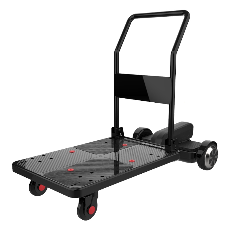 小动体感电动手推车阿斯卡利买菜快递载货平板车仓库推车小型搬运车