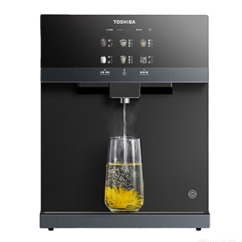 东芝(TOSHIBA)[大白梨TG-13]壁挂管线机全通量适配 精钢芯速热 10℃制冷 UV杀菌贴心夜灯 直饮机家用