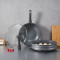JOHN BOSS HG-ZT32 麦饭石蒸 炒锅 32CM 精铁+不粘涂层 4.13kg 单套价格