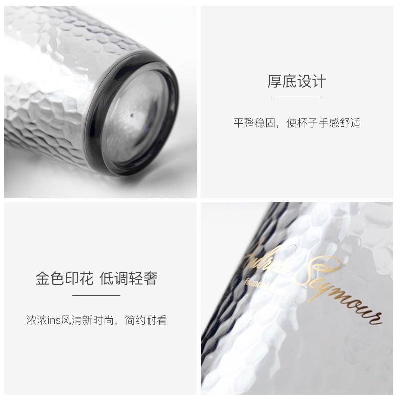 创意情侣洗漱杯套装家用漱口杯喝水杯子简约牙刷杯牙缸杯 三维工匠 透明杯2个装[加高]高清大图
