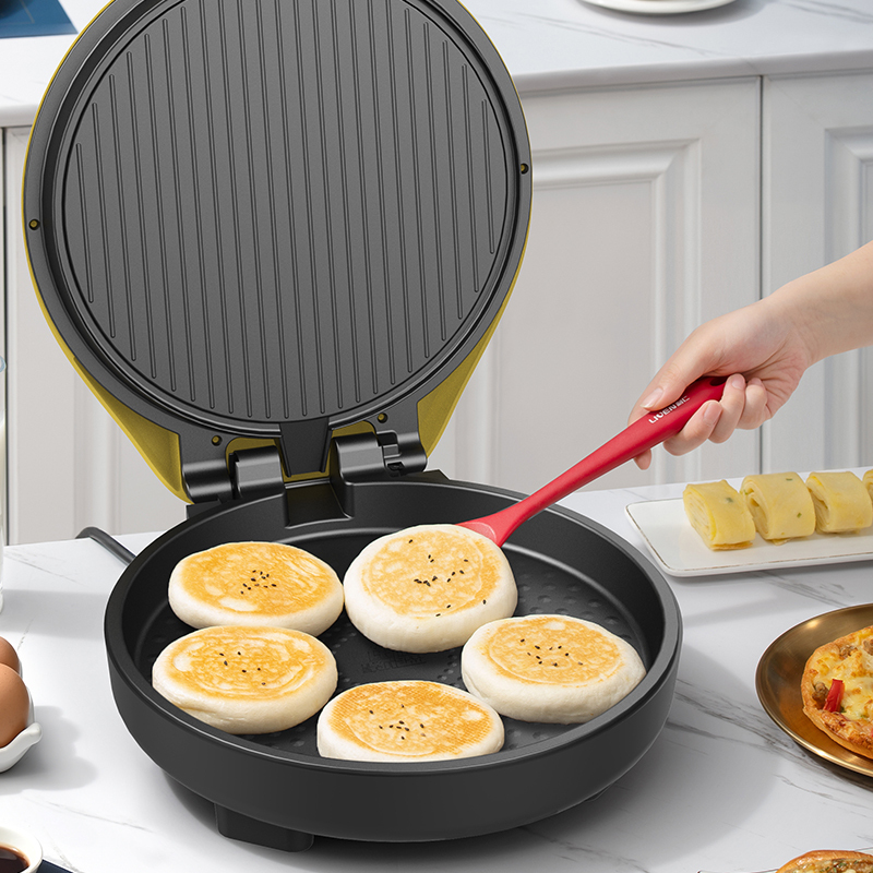 利仁liven电饼铛家用加深加大多功能煎烤烙饼机悬浮式无油不沾煎烤机