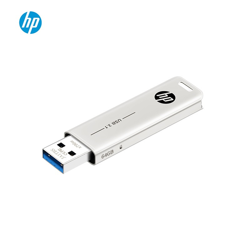 惠普(HP) X796W 32G U盘金属USB3.1兼容USB3.0高速传输个性商务学生优盘防掉盖