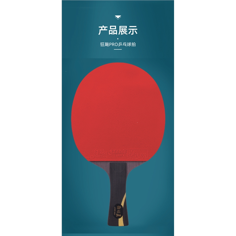 红双喜乒乓球拍专业级狂飚pro单拍高级狂飙王底板直横拍兵乓球拍