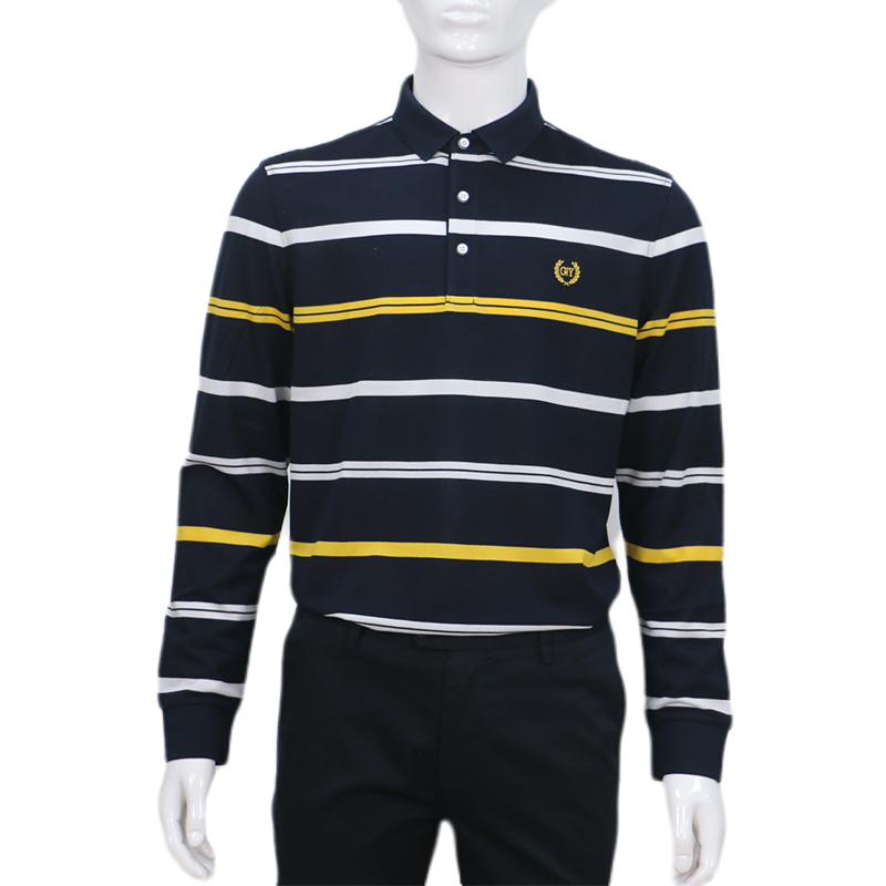 GY金利来 男款长袖POLO TL01099-H1101高清大图