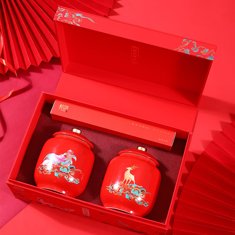 杭颂(HANGSONG)红茶瑞彩祥云武夷山金骏眉蜜香特级260g茶叶组合高清大图
