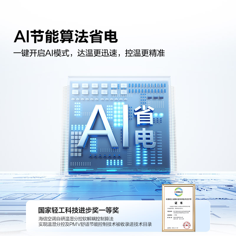 海信Hisense 3匹立柜式空调KFR-72LW/E290-X1B 新1级能效30-50㎡大空间凝脂白雅川青高光设计高清大图