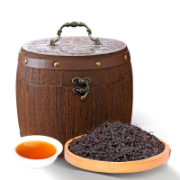 福岗 武夷岩山茶乌龙茶浓香肉桂岩韵茶叶木桶礼盒装大红袍300g