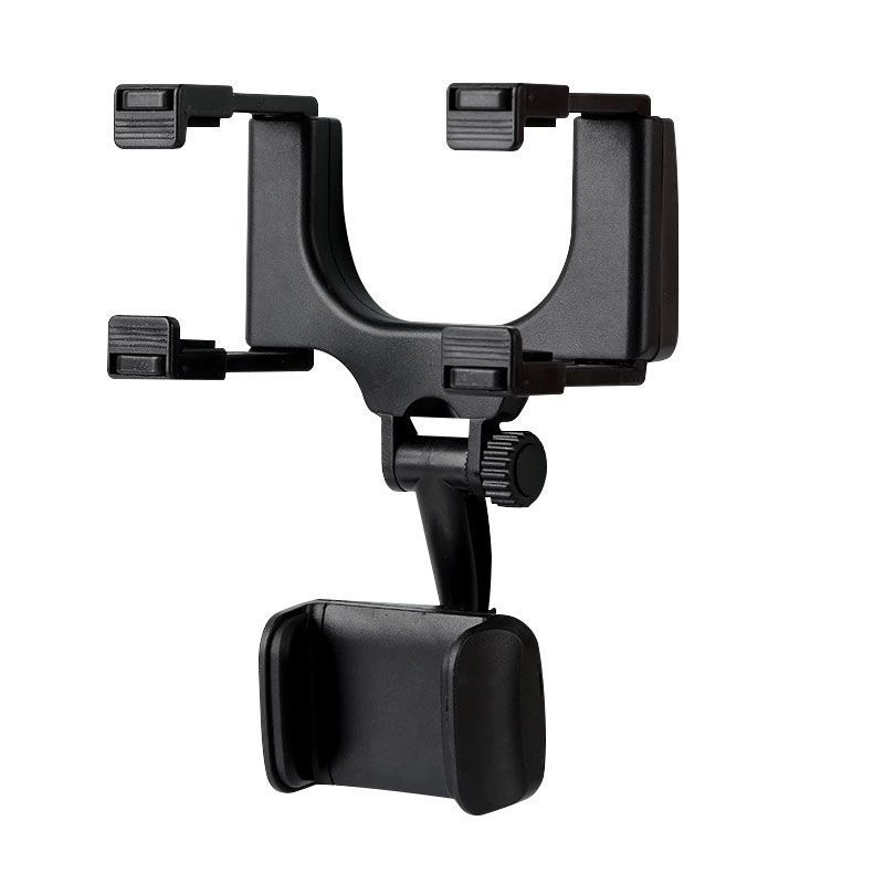 后视镜车载支架车载后视镜手机支架汽车导航架行车记录仪固定夹多功能