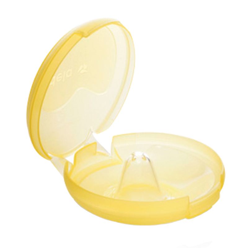 (瑞士进口)(中号)美德乐Medela亲密接触型乳头保护罩2片装M号20mm软硅胶材质安全贴合舒适辅助宝宝