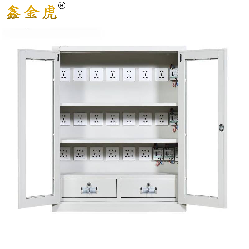 鑫金虎多功能充电柜三排 900*400*1000mm高清大图