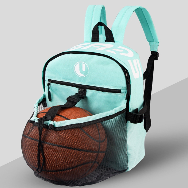 篮球包邦可臣收纳袋球袋训练装备儿童足球排球网兜背包运动学生双肩