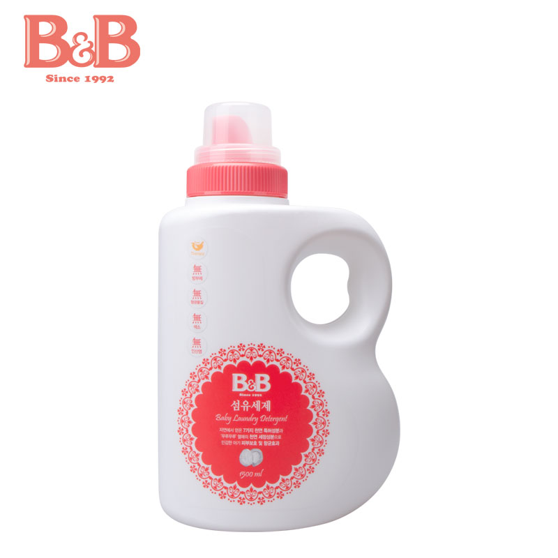 保宁(B&B)洗衣液 婴儿衣物纤维洗涤剂1500ml 瓶装自然清香高清大图