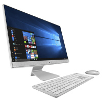 华硕(ASUS) 猎鹰V4 23.8英寸一体机台式电脑(Intel 7505 4G 256G固态 WIFI蓝牙 高色域全高清屏 防蓝光)白