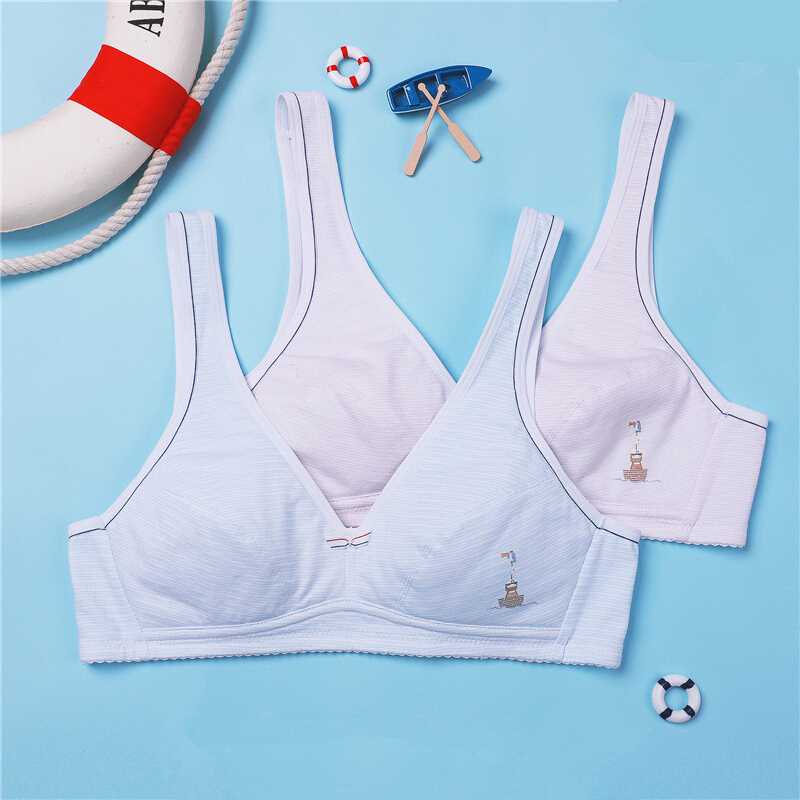 波迷娜(bomina)初中生发育期少女聚拢裹胸内衣高中生学生内衣女17岁