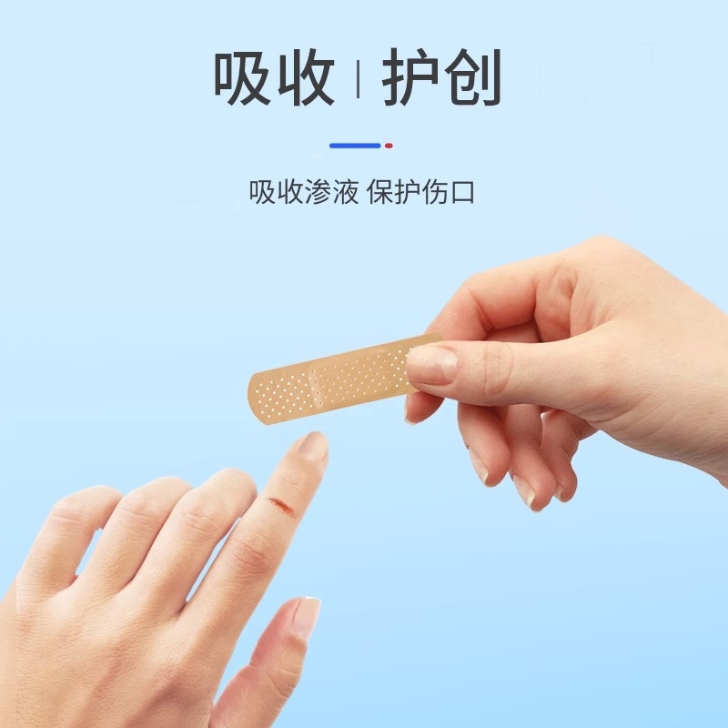 爱护佳创可贴儿童PE防水创口贴ok绷贴应急舒适透气防磨脚后跟高清大图