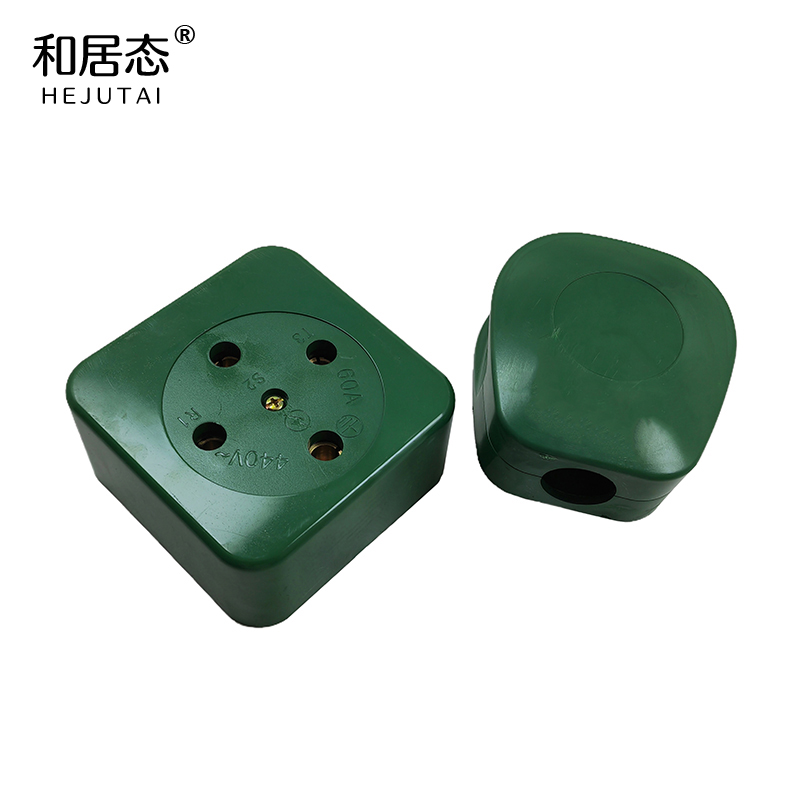和居态 三相四线插头插座 60A 440V 套高清大图