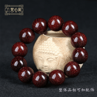 [梵心阁]印度小叶紫檀手串男士爆满金星高密紫檀木料手链老料佛珠2.0/1.8
