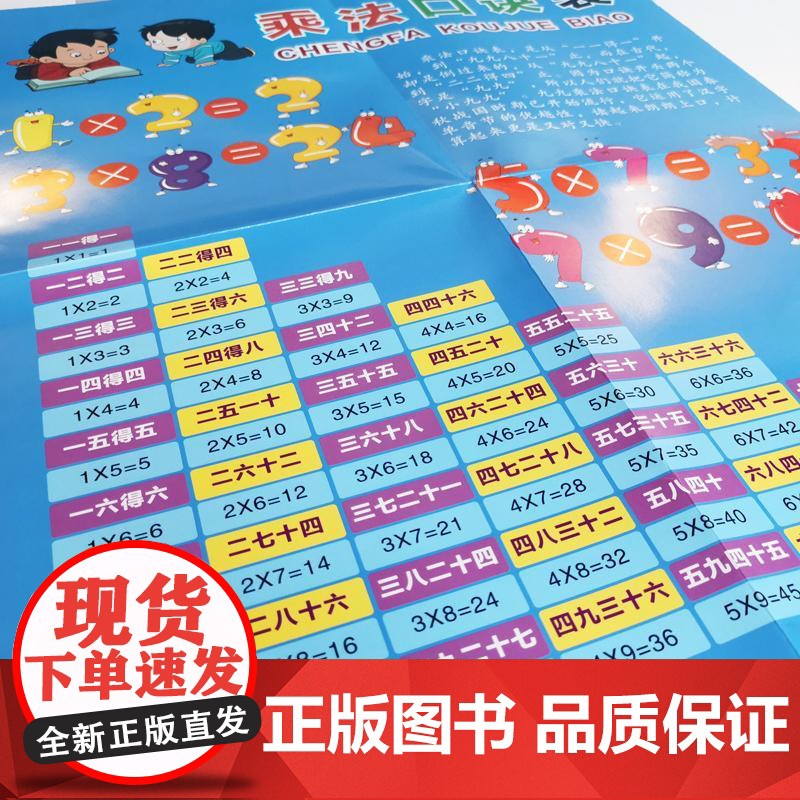 乘法口诀表 四川辞书出版社 汉语大字典编纂处 编高清大图