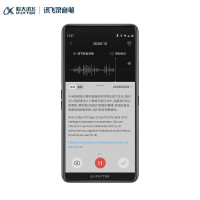 科大讯飞AI智能录音笔SR901终身免费转写 中英转译专业触屏2+10麦组合演讲会议录音器 64G+云储存 钢琴黑
