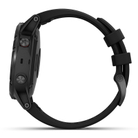 佳明GARMIN飞耐时5Plus心率音乐NFC高尔夫GPS户外功能运动导航手表100防水（黑色aDLC蓝宝石镜面）