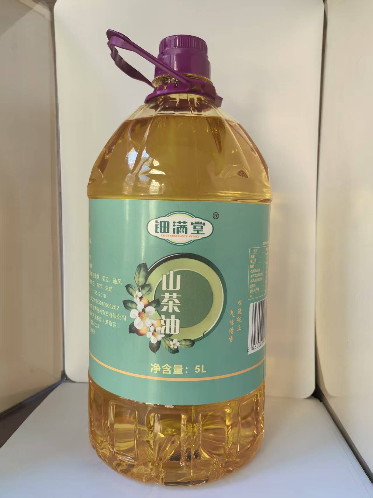 钿满堂山茶油5升/桶高清大图