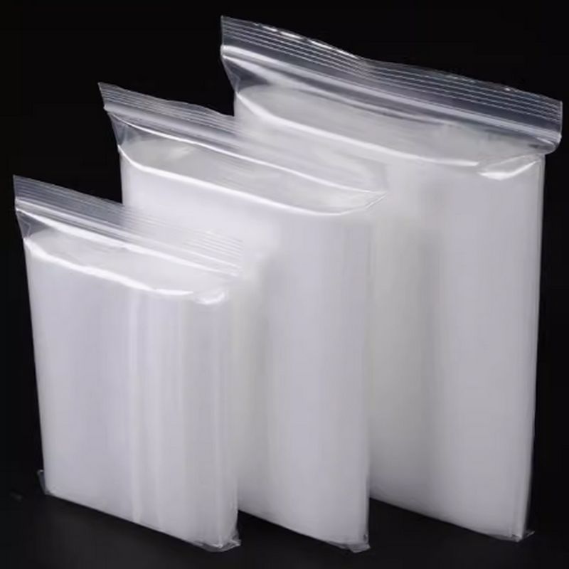 食品自封袋 10丝白边 12*17CM 100个装