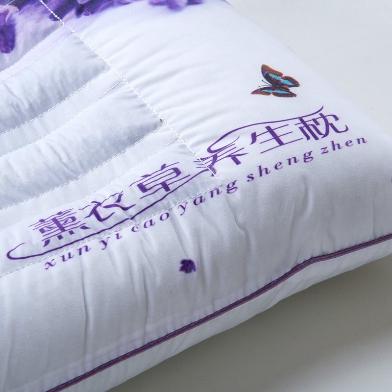 专柜决明子保健枕荞麦枕头薰衣枕芯全棉花枕 一对拍2只