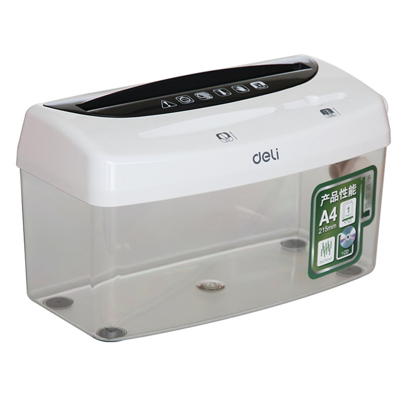 得力(deli) 9935碎纸机 手摇式4L碎纸机