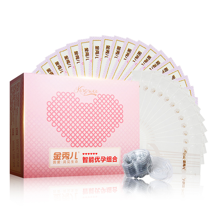 金秀儿智能优孕组合 排卵试纸20条+验孕试纸5条 高精度精准测排卵期试条女安全期检测LH早早孕试纸验孕棒女测HCG备孕品