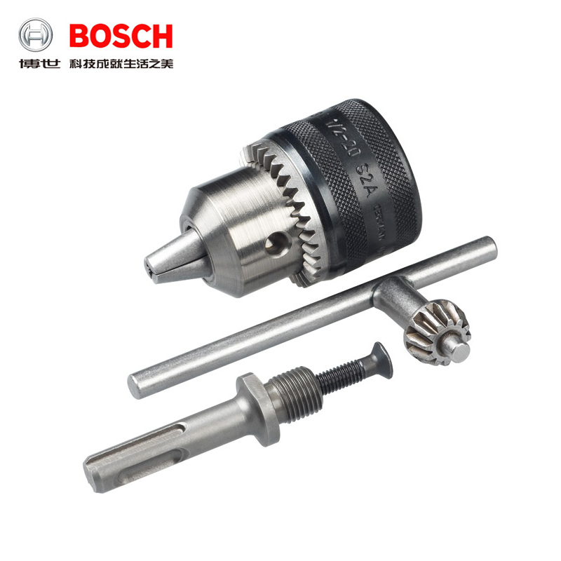 博世(Bosch) 四坑转夹头套装钻夹头两坑两槽电锤转电钻1.5-13MM