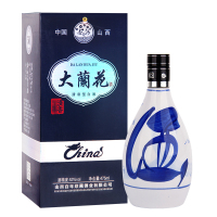 杏河大籣花 53度475ml 清香型白酒 1瓶装