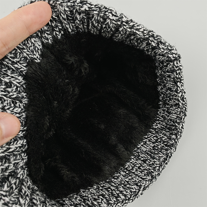 鸽护 毛线帽 GH164QDK-麻灰色 顶高清大图