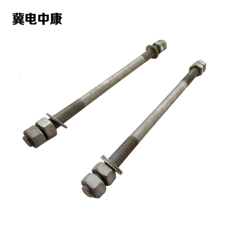 冀电中康 穿钉带帽 M16*550 双头镀锌钢 根高清大图