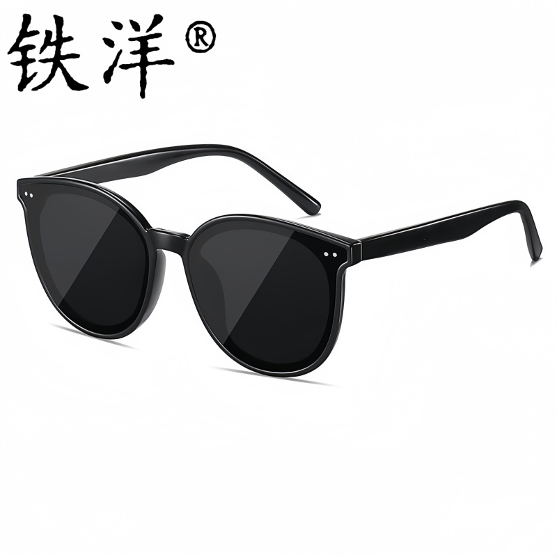 铁洋 太阳镜 墨镜 偏光眼镜 SO20黑框黑灰 副高清大图