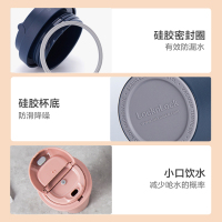 乐扣乐扣(LOCK&LOCK)元气弹跳咖啡杯商务办公马克杯便携车载大容量保温杯随行杯 550ML LHC3249