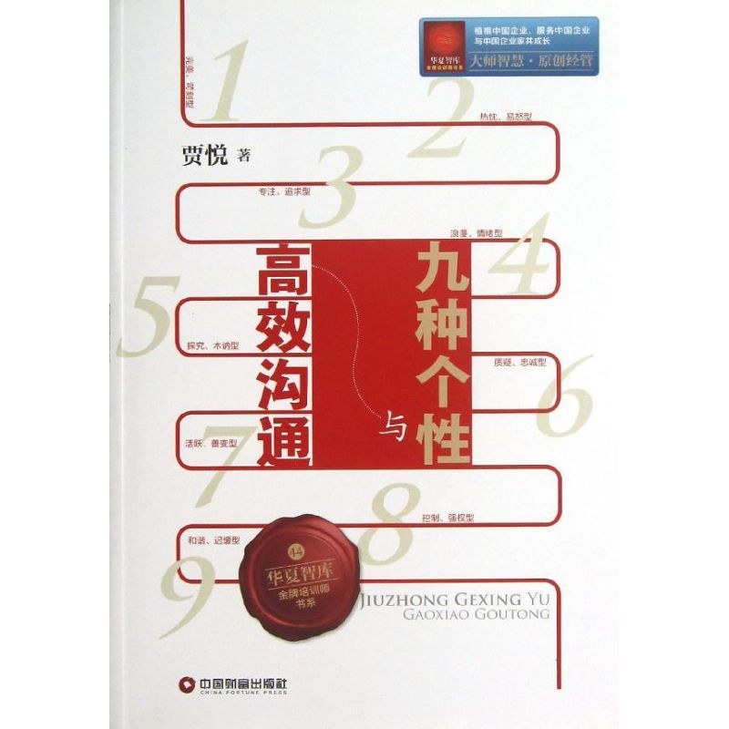 【M】九种个性与高效沟通-9787504745996