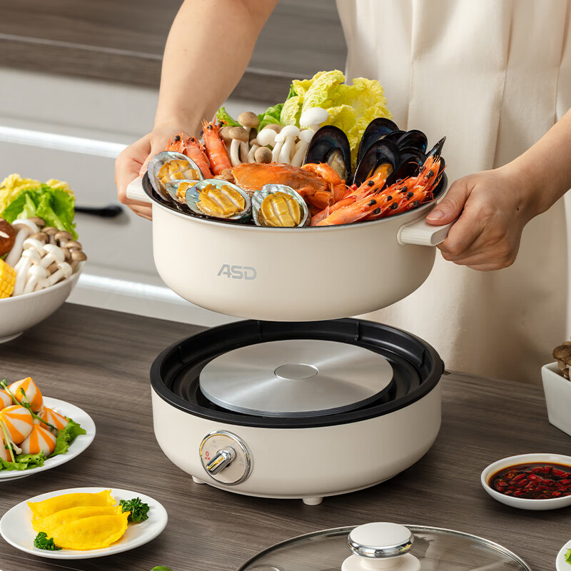 爱仕达柴火饭飞快电饭煲火锅套餐高清大图