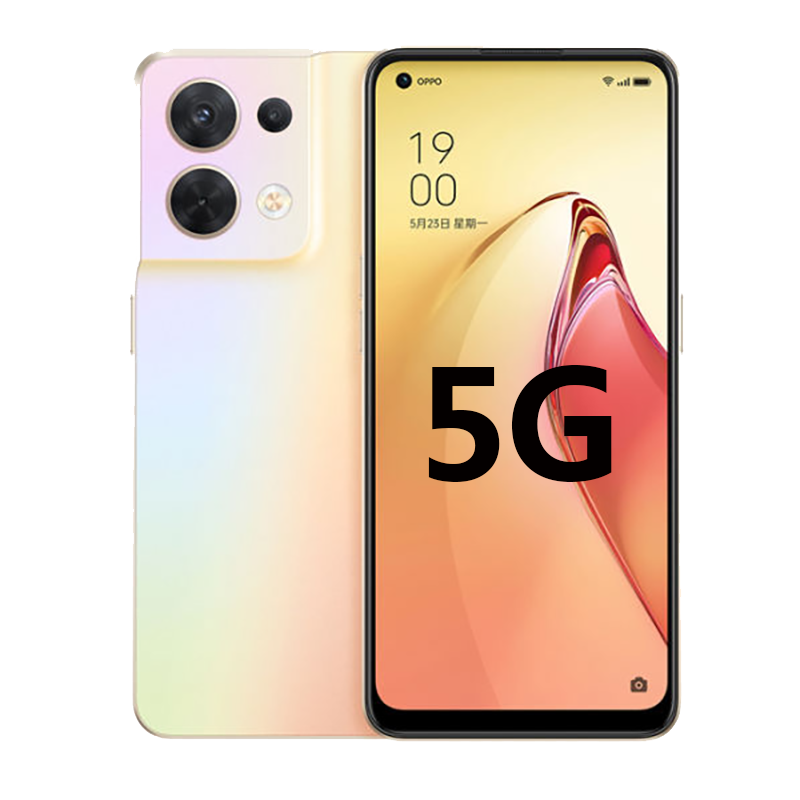 [二手95成新]oppo reno8 5g 微醺 8g 256g 全网通安卓手机6.