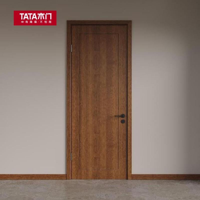 tata木门现代简约木门卧室门全屋定制木质复合室内门免漆门t009