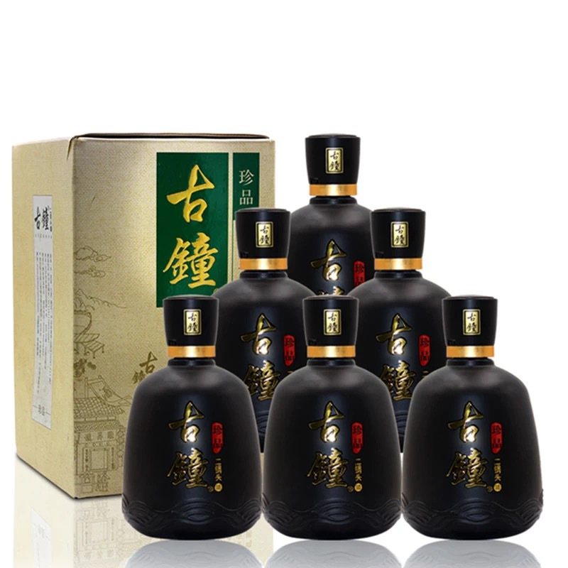 北京红星二锅头珍品46度古钟珍品二锅头清香型白酒450ml6瓶整箱新老