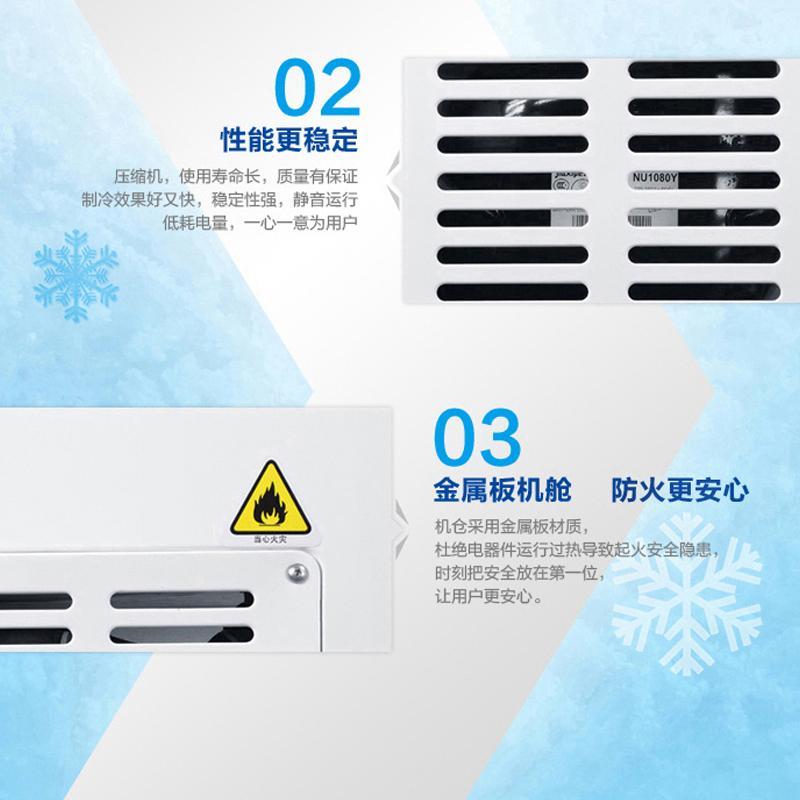 海尔(Haier)BC/BD-203HCD 203升家用冰柜 冷藏冷冻转换冷柜 彩晶小型迷你冰箱 节能单温冷冻柜