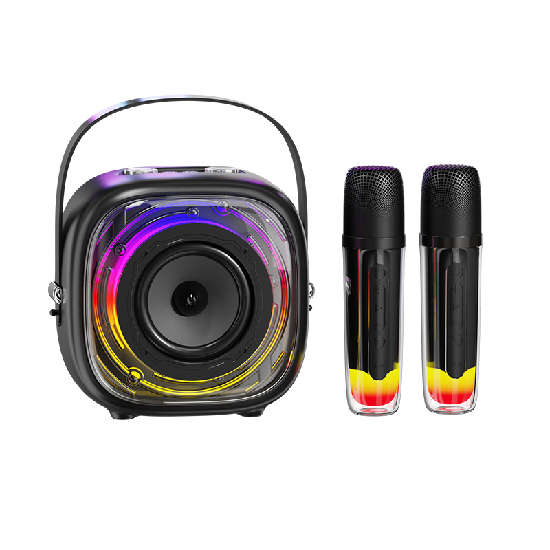 金正无线蓝牙音箱小型唱k歌家用话筒音响一体麦克风家庭ktv套装